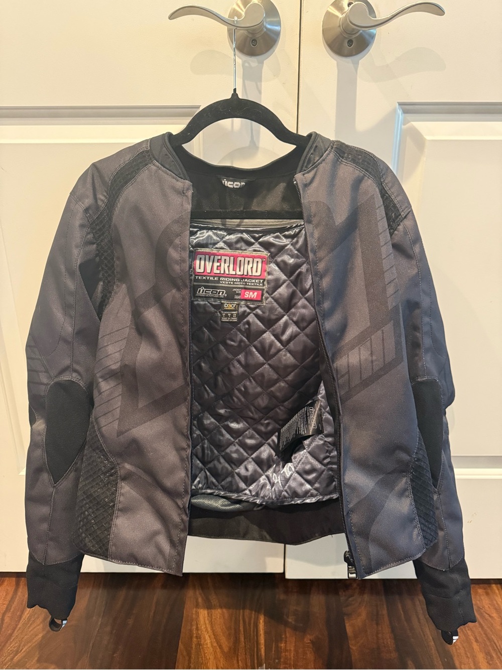 ICON Overlord textile riding jacket